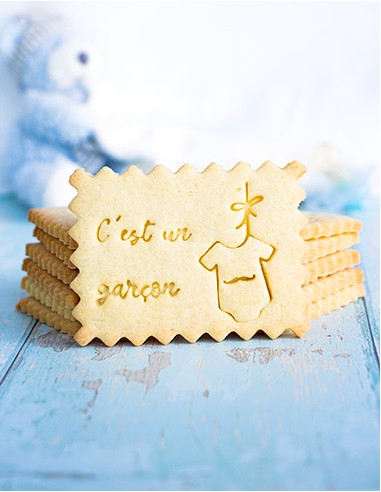 Biscuit 'C'est un garçon!'