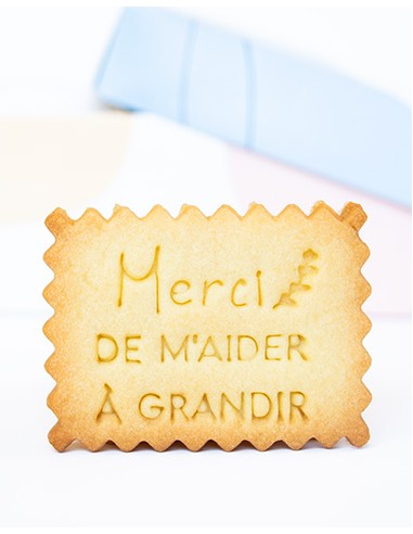 Coffret de 6 biscuits Merci de m'aider à grandir